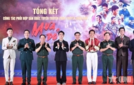 “Red Rain” portrays image of Uncle Ho’s soldiers, symbol of revolutionary heroism